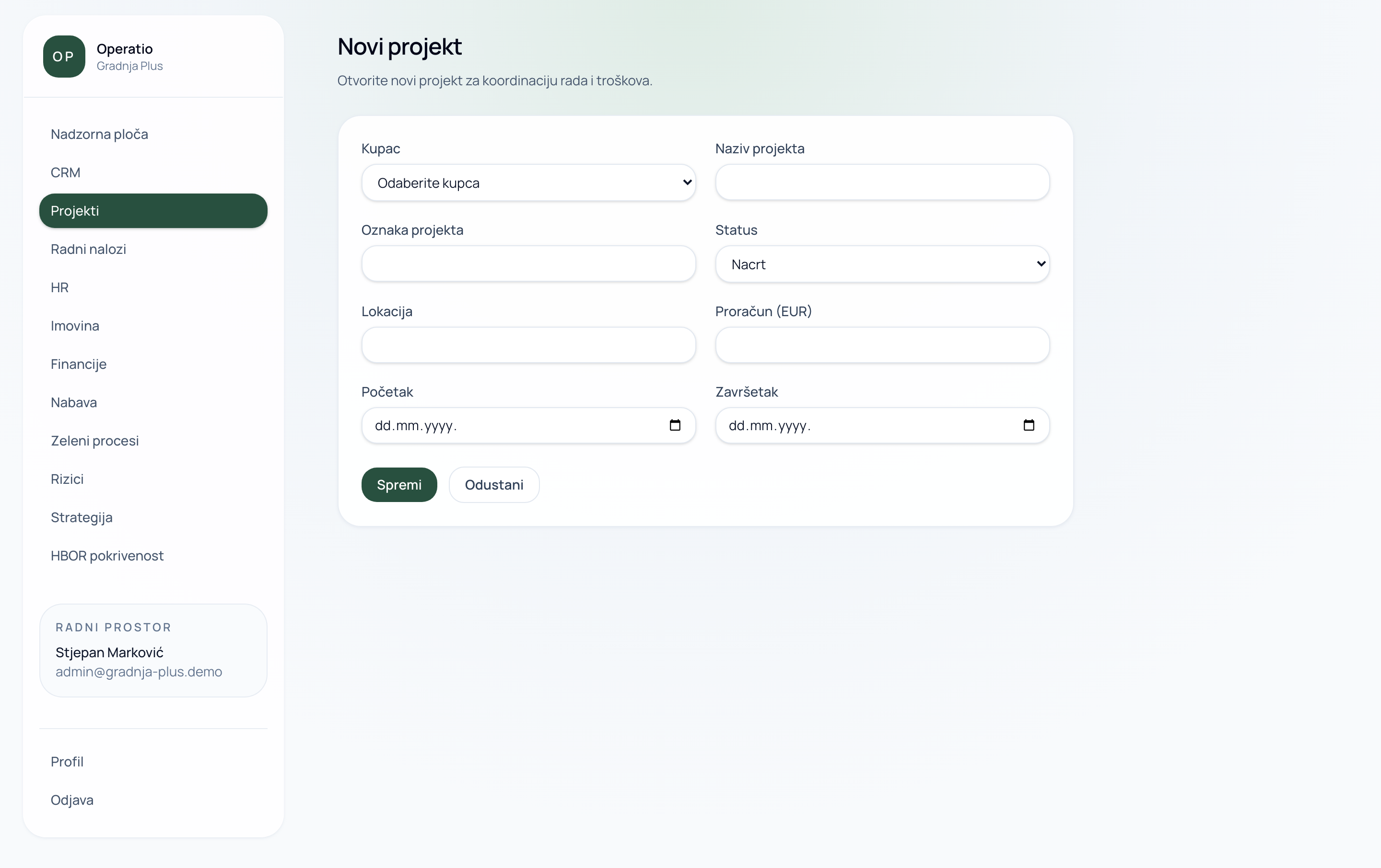 Detalj projekta
