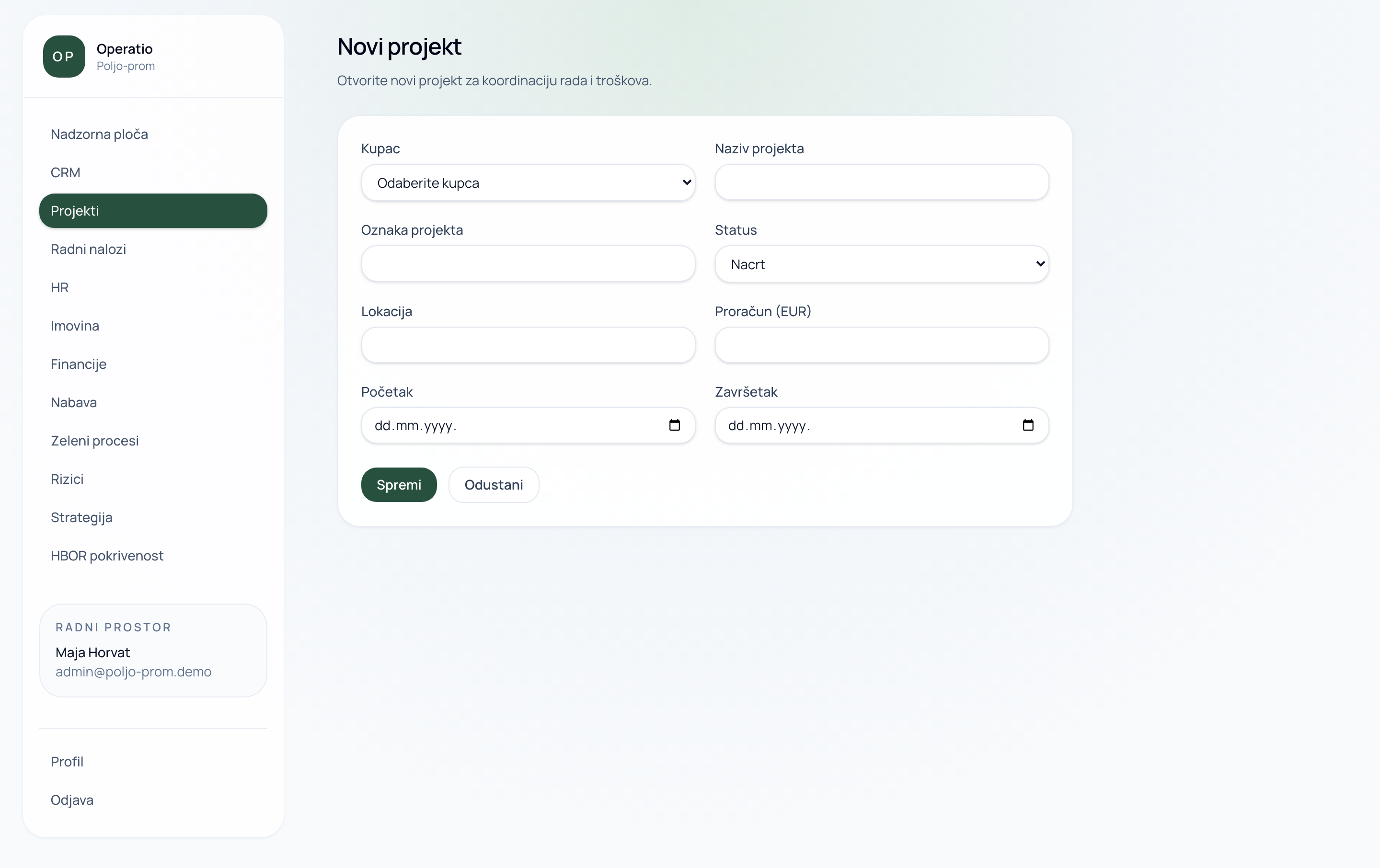 Detalj projekta